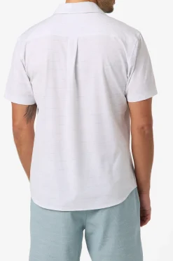 TRVLR Upf Traverse Stripe Standard Woven Shirt Standard Fit Shirt - Tofu | O'Neill