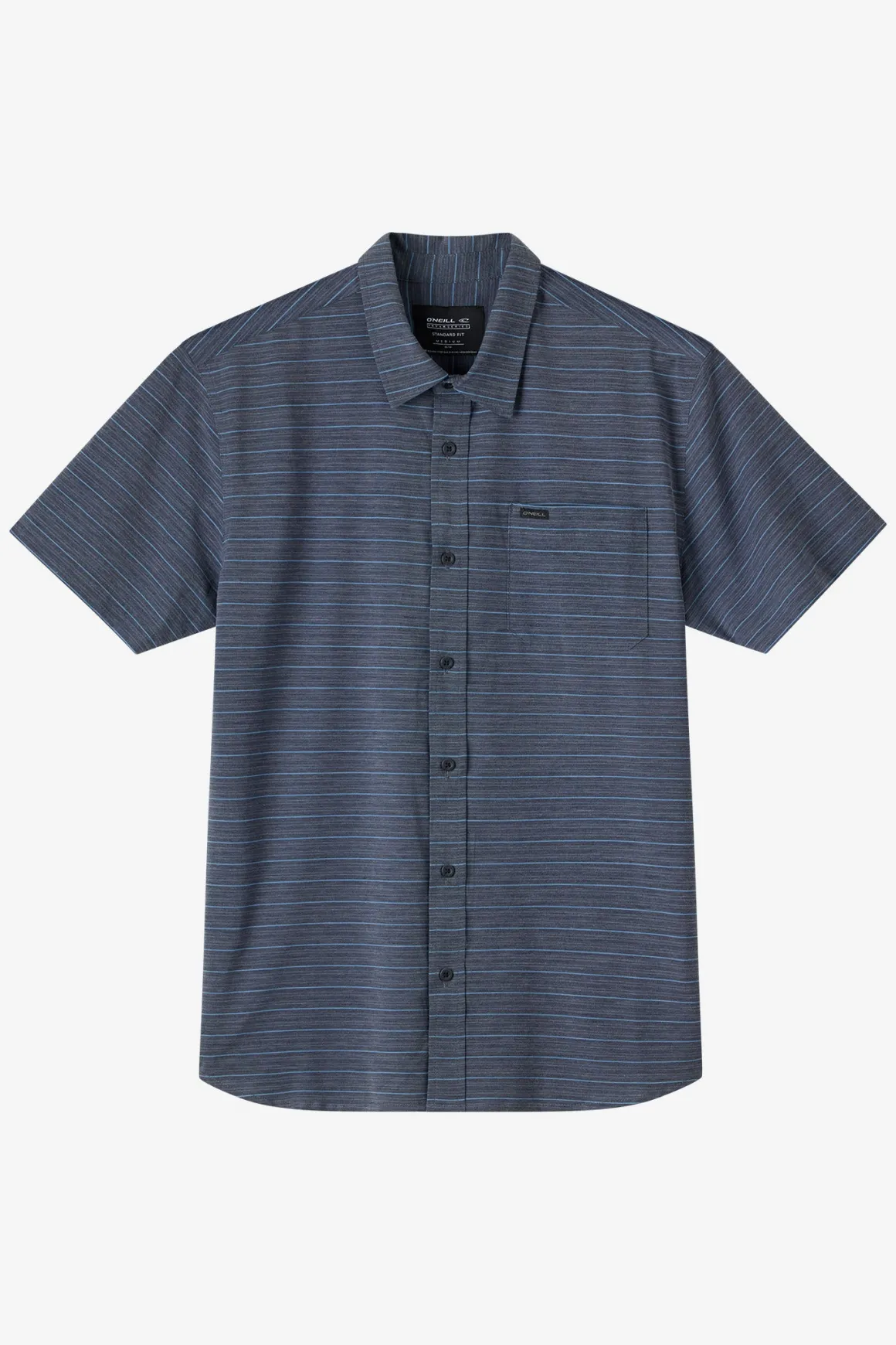 TRVLR Upf Traverse Stripe Standard Standard Fit Shirt - Black 2 | O'Neill