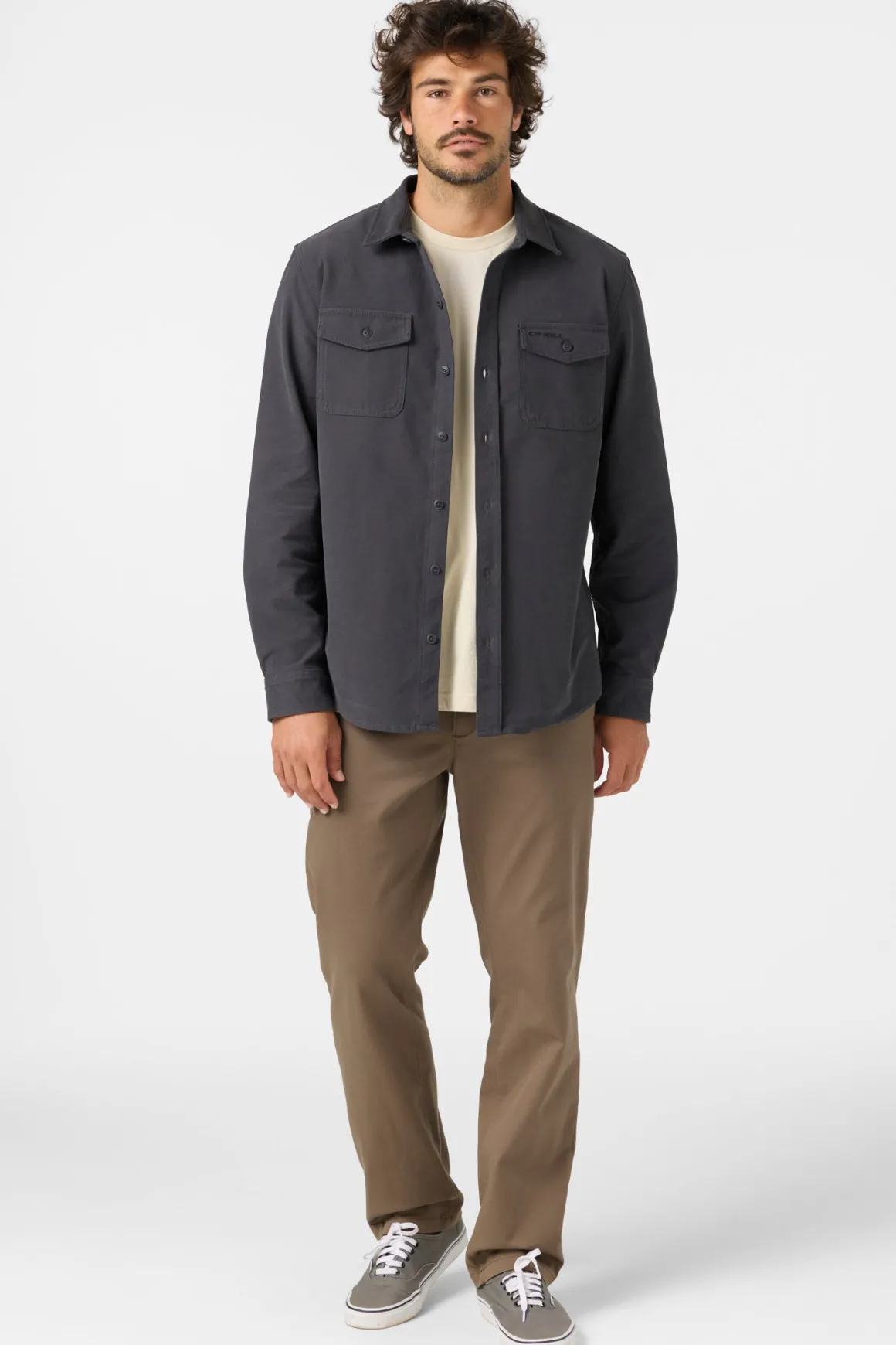 Unified Overshirt Standard Fit Long Sleeve Shirt - Phantom | O'Neill