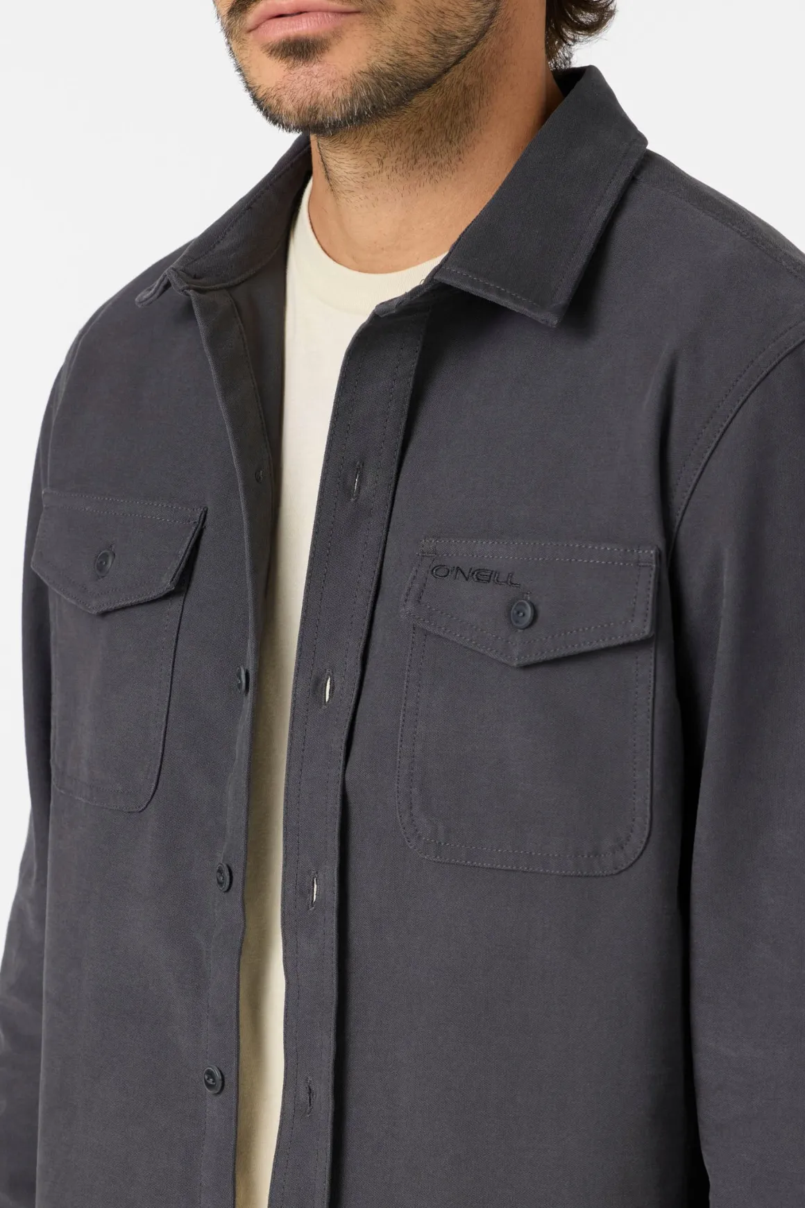 Unified Overshirt Standard Fit Long Sleeve Shirt - Phantom | O'Neill