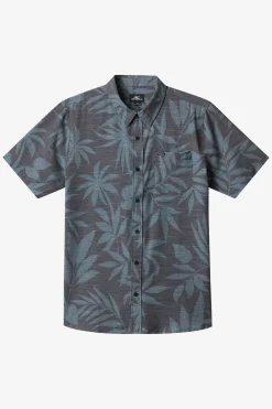 Upf Slub Relaxed Wvn Shirt Relaxed Fit Shirt - Black | O'Neill