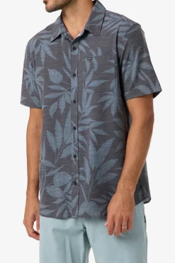 Upf Slub Relaxed Wvn Shirt Relaxed Fit Shirt - Black | O'Neill