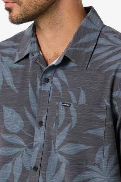 Upf Slub Relaxed Wvn Shirt Relaxed Fit Shirt - Black | O'Neill