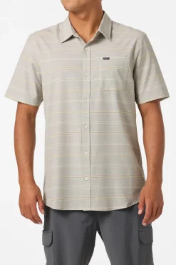 Upf Slub Relaxed Wvn Shirt Relaxed Fit Shirt - Lt Khaki | O'Neill