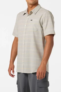 Upf Slub Relaxed Wvn Shirt Relaxed Fit Shirt - Lt Khaki | O'Neill