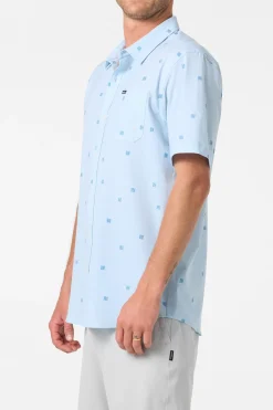 Upf Slub Relaxed Wvn Shirt Relaxed Fit Shirt - Baby Blue | O'Neill