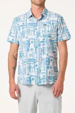 Upf Slub Standard Wvn Shirt Standard Fit Shirt - Cream | O'Neill