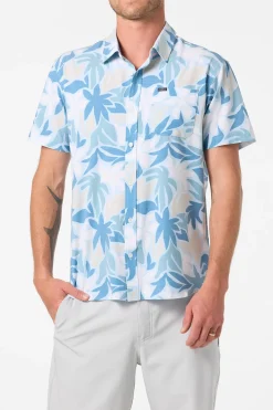 Upf Slub Standard Wvn Shirt Standard Fit Shirt - Baby Blue | O'Neill