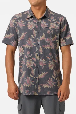 Upf Slub Standard Wvn Shirt Standard Fit Shirt - Black | O'Neill