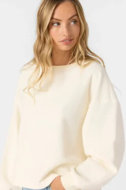 Wavelength Crew Crew Neck Fleece - Winter White | O'Neill