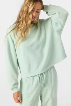 Wavelength Crew Crew Neck Fleece - Seafoam | O'Neill