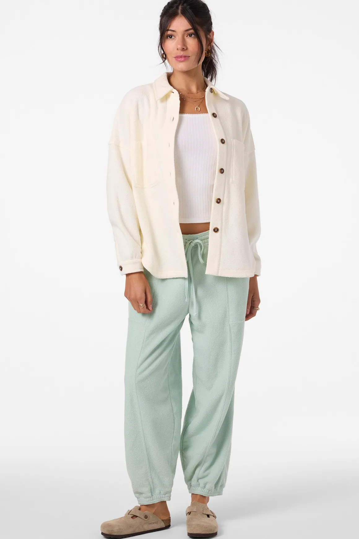 Wavelength Fleece Jacket Zip Fleece - Winter White | O'Neill