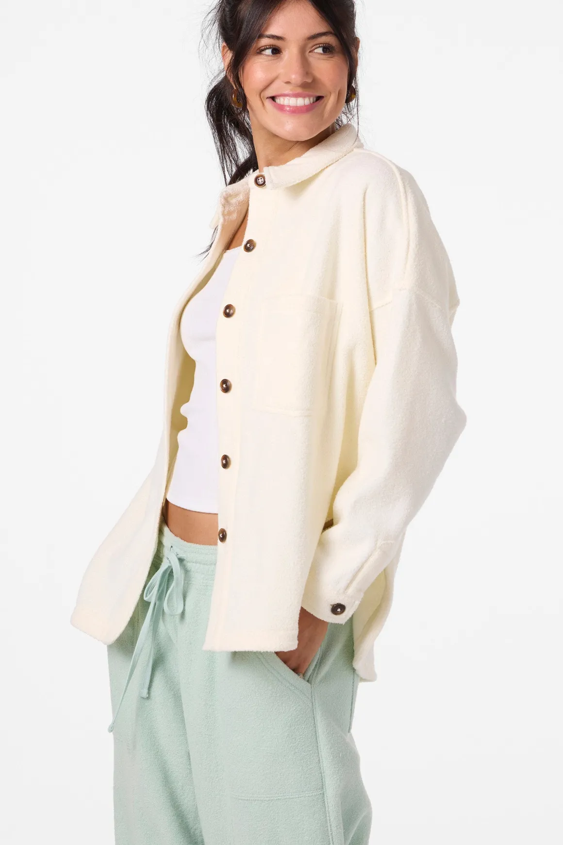 Wavelength Fleece Jacket Zip Fleece - Winter White | O'Neill