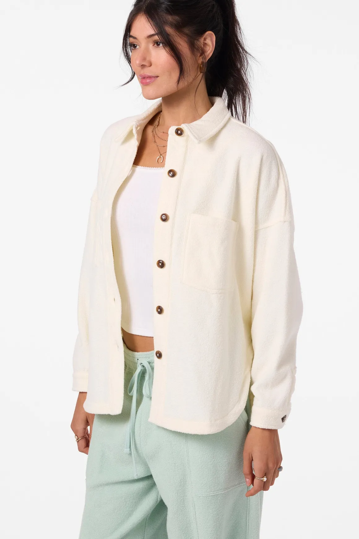 Wavelength Fleece Jacket Zip Fleece - Winter White | O'Neill