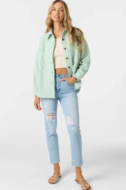 Wavelength Fleece Jacket Zip Fleece - Seafoam | O'Neill