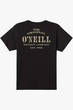 Wedges Standard Fit Tee - Black | O'Neill