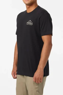 Wedges Standard Fit Tee - Black | O'Neill