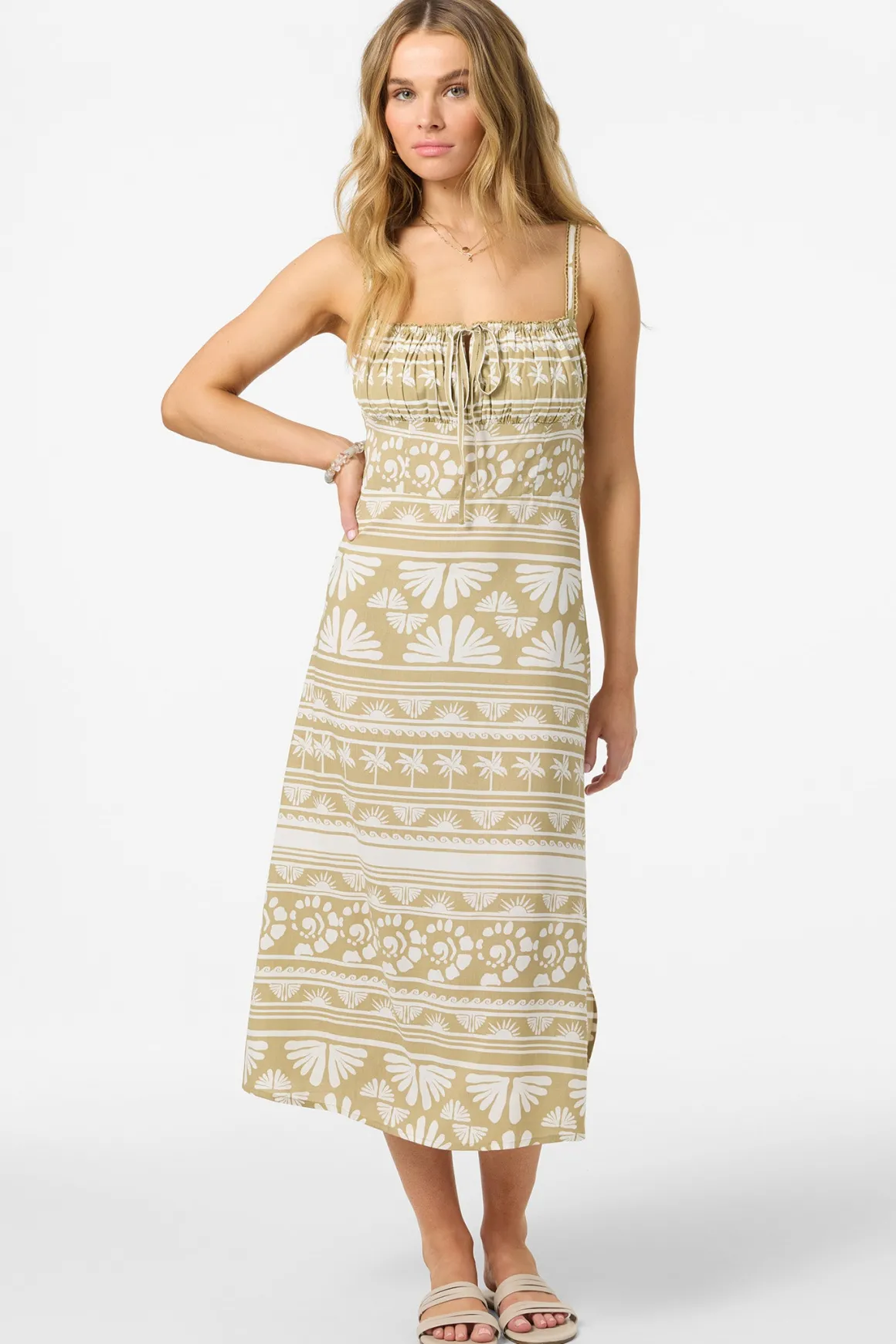 Wiley Abstract Dress Midi Dress