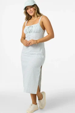 Wiley Plaid Dress Midi Dress - Winter White | O'Neill