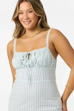 Wiley Plaid Dress Midi Dress - Winter White | O'Neill