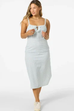 Wiley Plaid Dress Midi Dress - Winter White | O'Neill