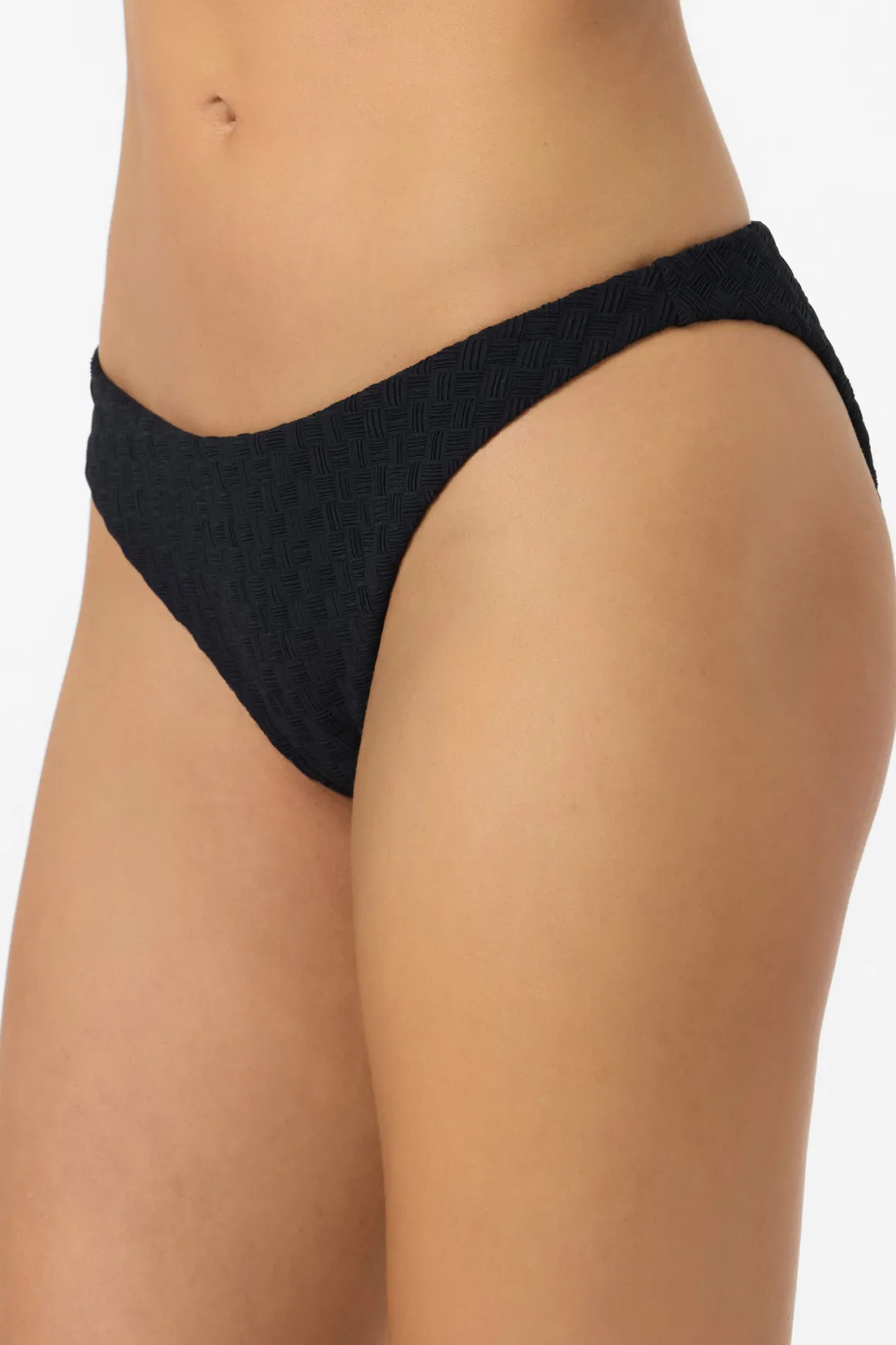 Willow Weave Flamenco Cheeky Bottoms - Black | O'Neill