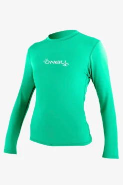 Women's Basic 50+ Long Sleeve Sun Shirt - Seaglass | O'Neill