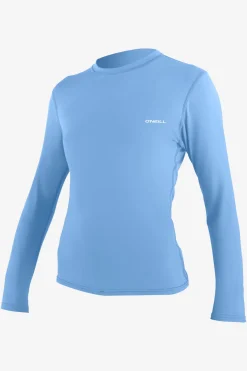 Women's Basic Skins-2 Long Sleeve Sun Shirt - Azurine | O'Neill