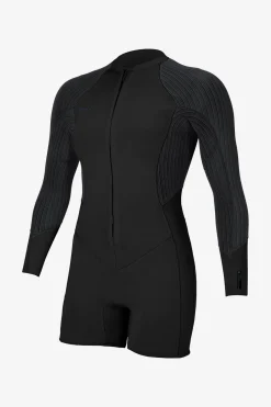 Women's Hyperfreak 2MM Fz Long Sleeve Surfsuit - Blk/blk | O'Neill