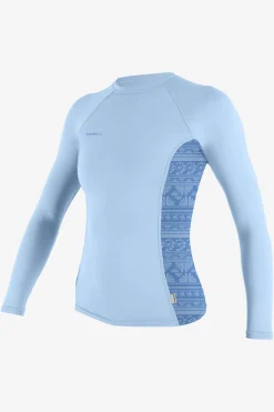 Women's Hyperfreak Skins Long Sleeve Rash Guard - Chamblu | O'Neill