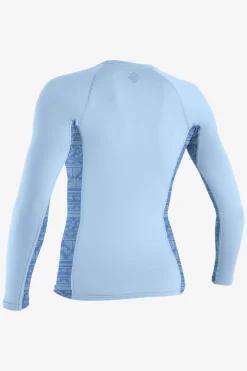 Women's Hyperfreak Skins Long Sleeve Rash Guard - Chamblu | O'Neill