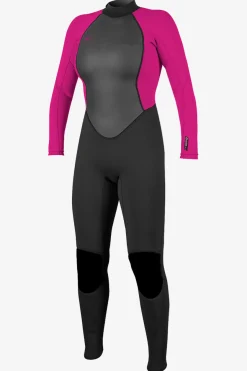 Women's Reactor-2 3/2MM Back Zip Full - Blk/berry | O'Neill