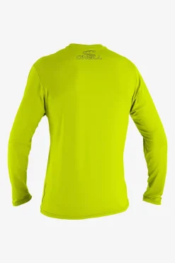 Youth Basic Skins 50+ Long Sleeve Sun Shirt - Lime | O'Neill