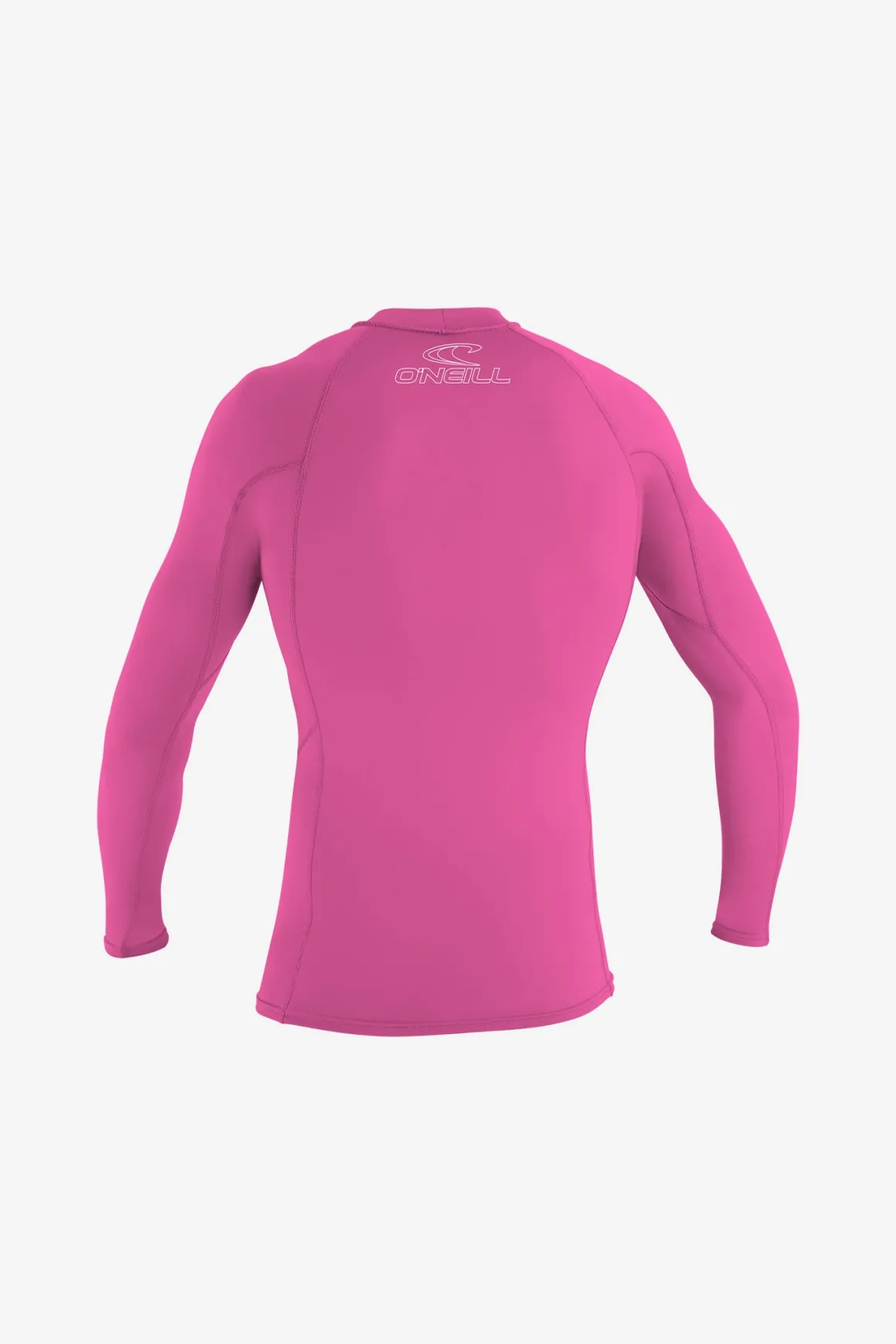Youth Basic Skins 50+ Long Sleeve Rashguard - Fox Pink | O'Neill