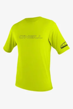 Youth Basic Skins 50+ Sun Shirt - Lime | O'Neill