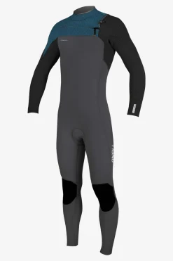Youth Hyperfreak 3/2+MM Chest Zip Full - Gn/blk/blu | O'Neill
