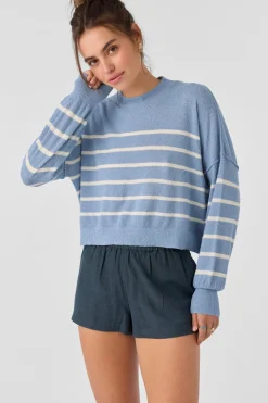 Zephi Long Sleeve Sweater - Faded Denim | O'Neill