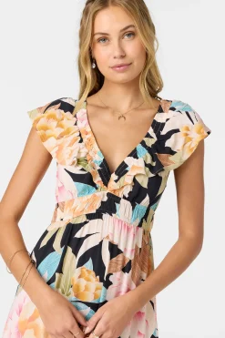 Zetta Midi Dress - Black | O'Neill