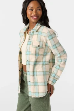 Zuma High Pile Long Sleeve Top - Nile Blue | O'Neill