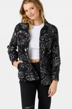 Zuma High Pile Long Sleeve Top - Simply Taupe | O'Neill