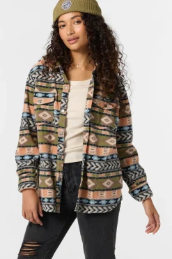 Zuma Superfleece Long Sleeve Top - Martini Olive | O'Neill