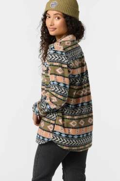 Zuma Superfleece Long Sleeve Top - Martini Olive | O'Neill