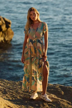 Zygrid Butterfly Dress Midi Dress - Desert Sage | O'Neill