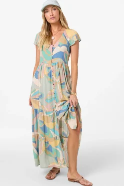Zygrid Butterfly Midi Dress