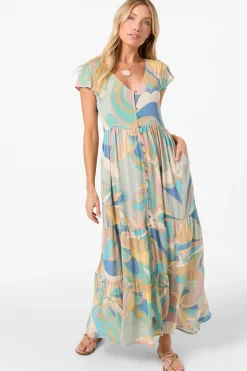 Zygrid Butterfly Midi Dress